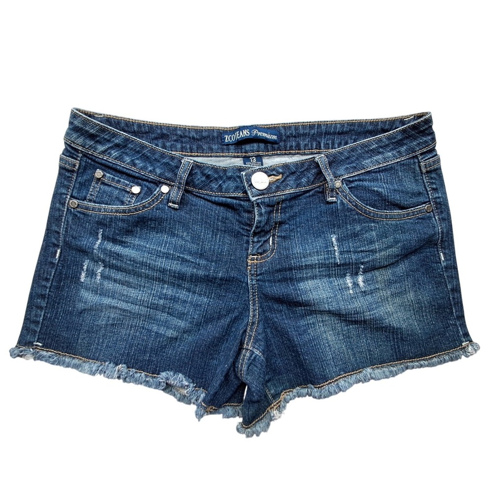 ZCO Jeans Premium Distressed Denim Cutoff Shorts‎ Size 13